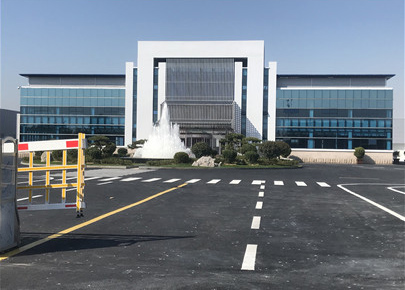 Modern design steel structure office with workshop